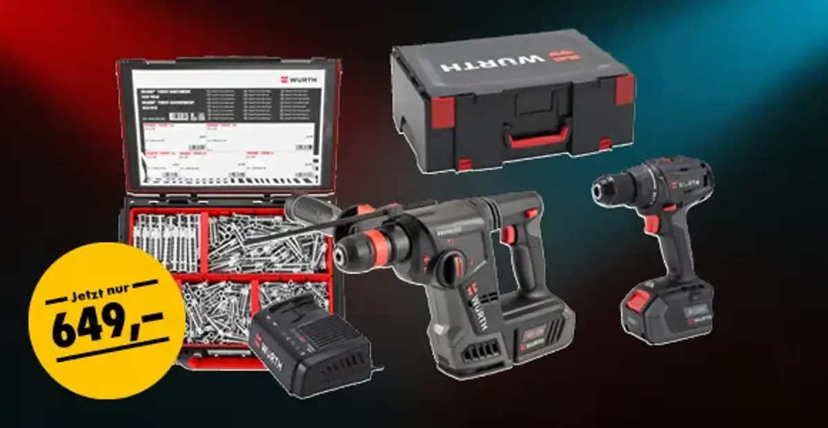 18V ABH + ABS Compact Dübel-Set