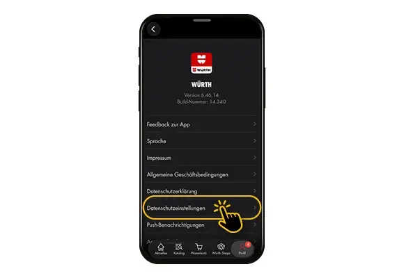 Auftragsdaten eingeben