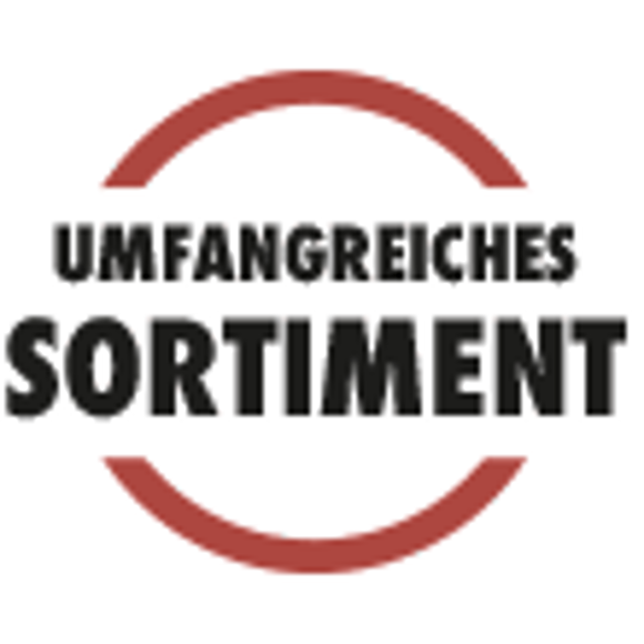 Umfangreiches Sortiment