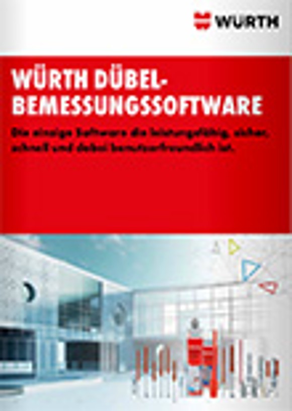 Broschüre Bemessungssoftware