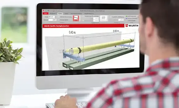 Technical Software zur Planung und Berechnung von Varifix<sup>&reg;</sup> Projekten