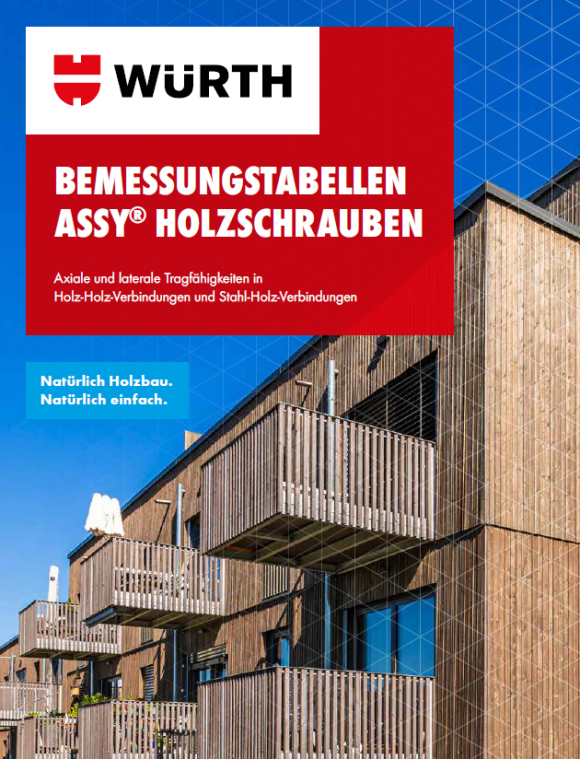 Titelbild Broschüre Bemessungstabellen