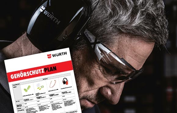 Gehörschutzplan
