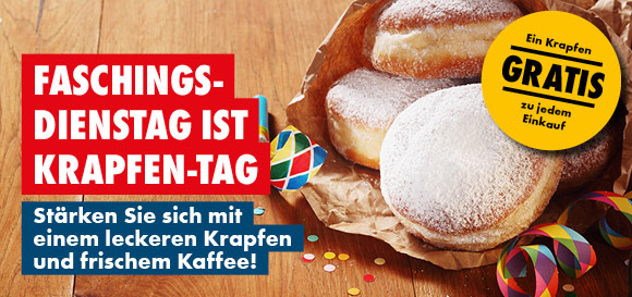 Faschingskrapfen Aktion